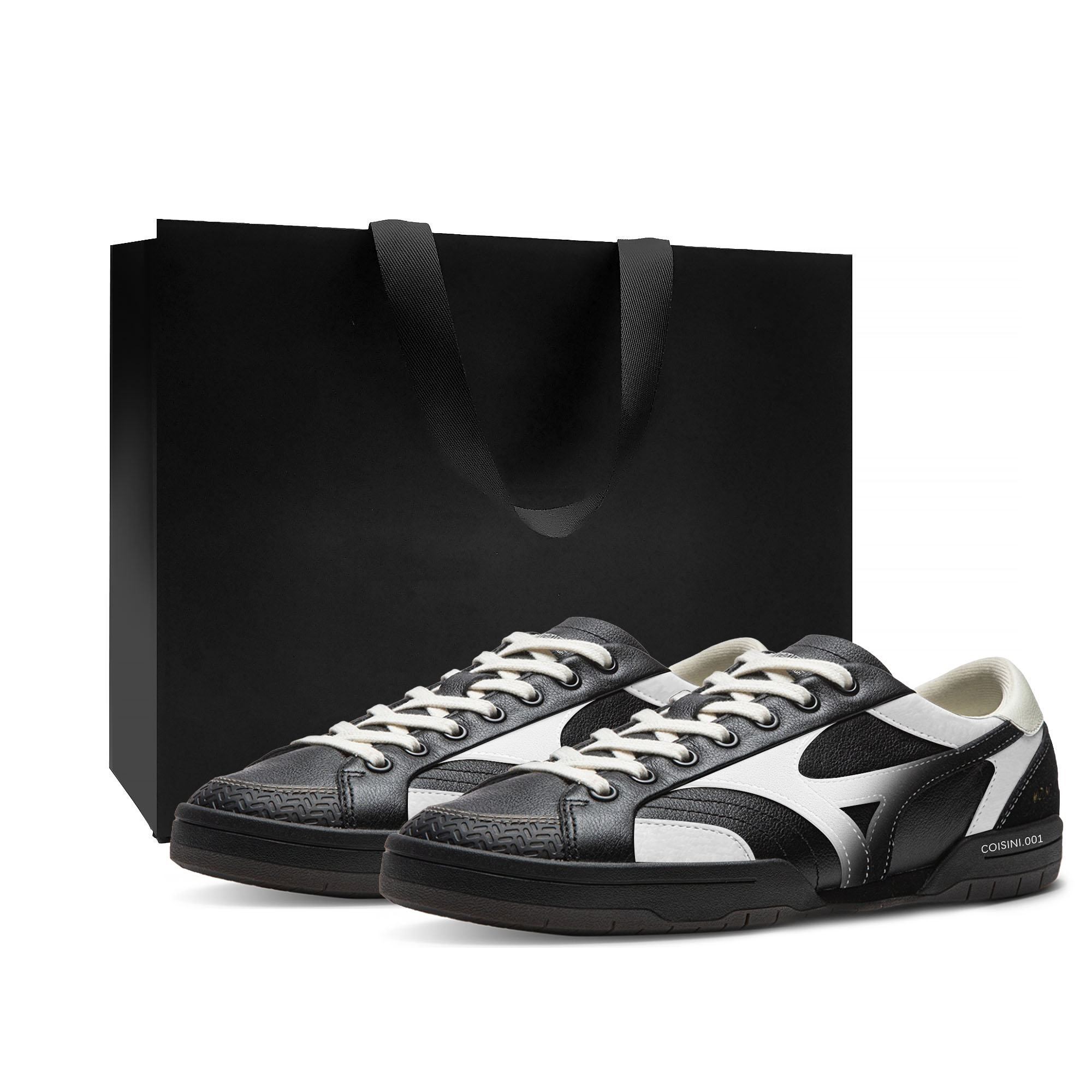 

Mizuno CT CLUB устойчивые к истиранию низкие кроссовки для скейтбординга Unisex черно-белые