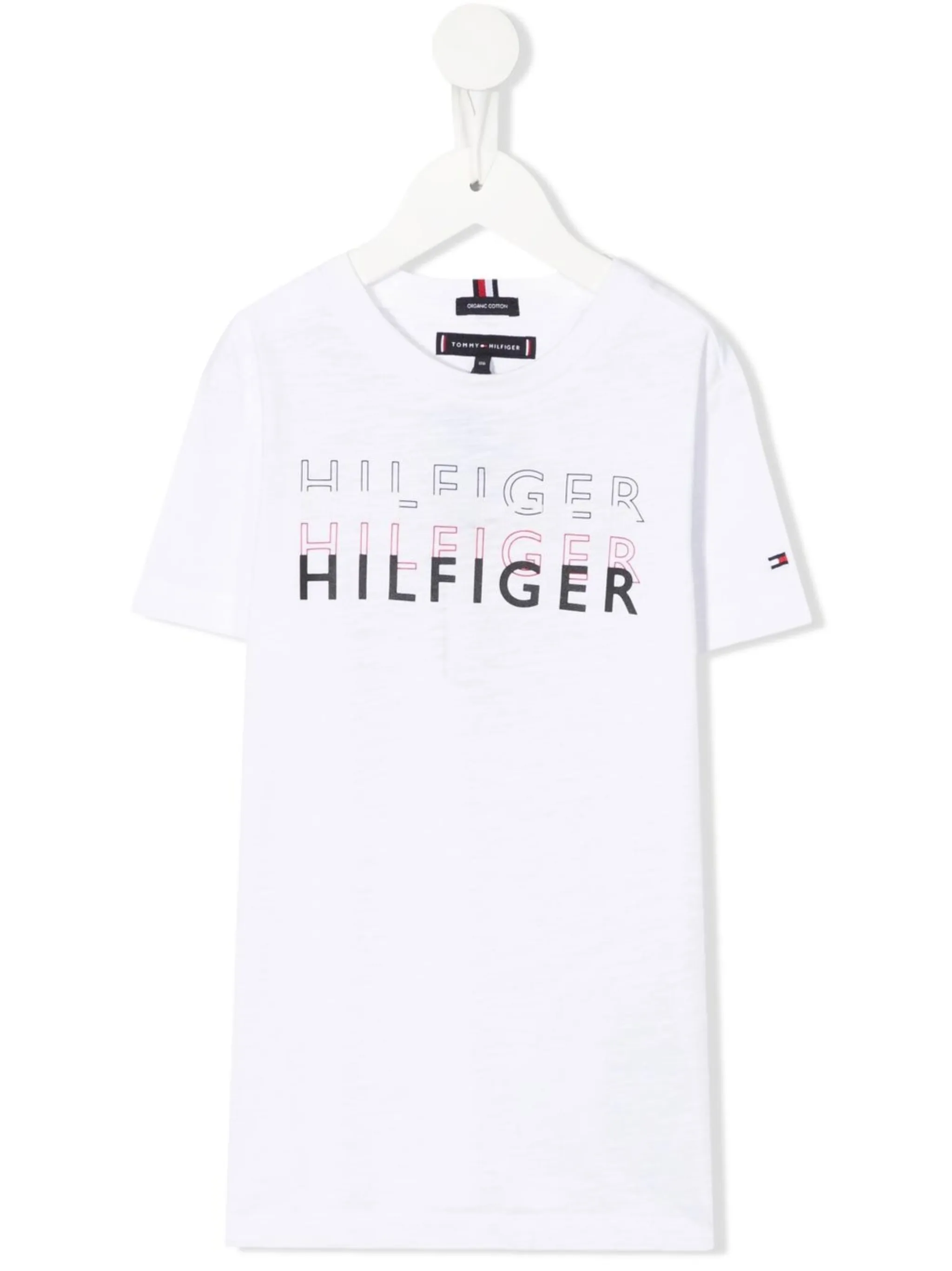 

Футболка с логотипом Tommy Hilfiger Junior, белый