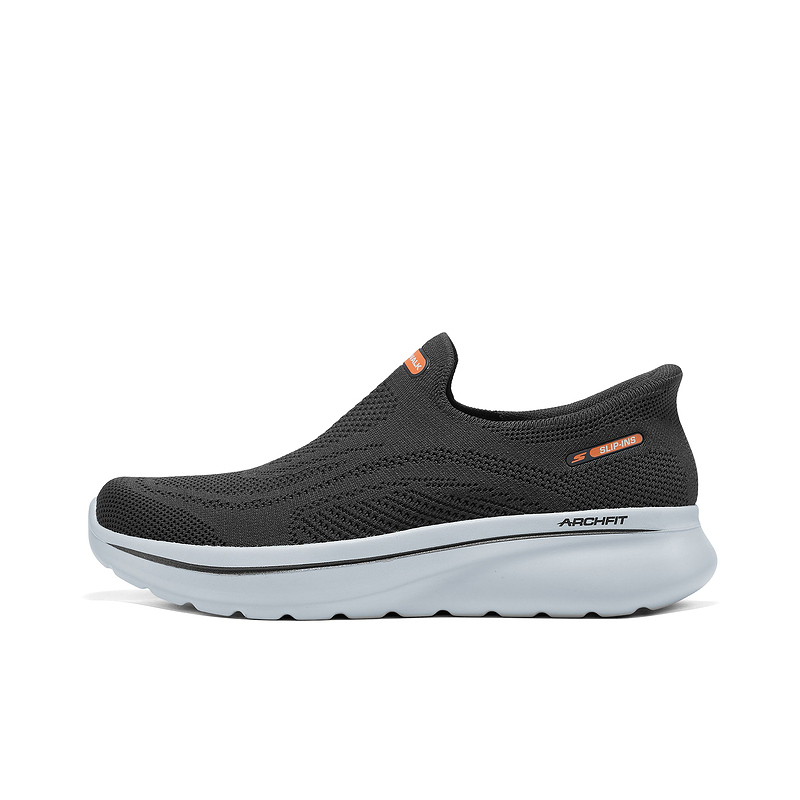 

Skechers Мужские повседневные низкие туфли GO WALK, черные