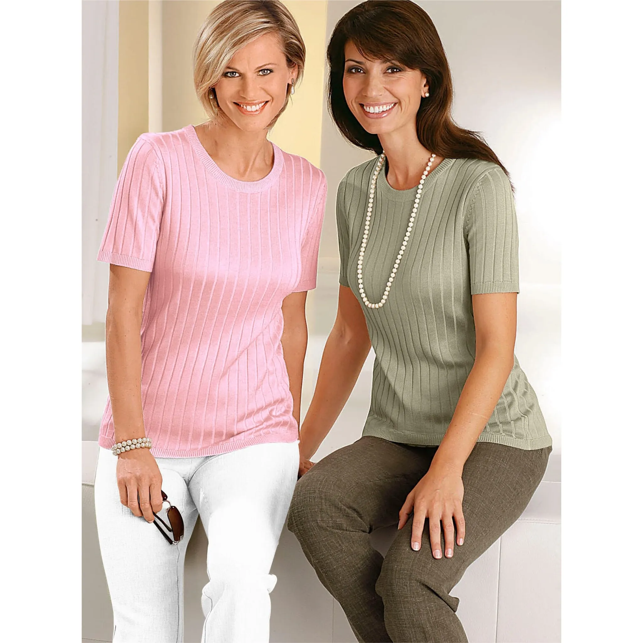 

Классический свитер с короткими рукавами "Пуловер" Classic, цвет Schilf