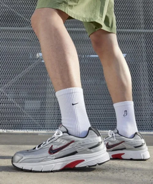 Мужские кроссовки с амортизацией и вентиляцией INITIATOR NIKE серебристые