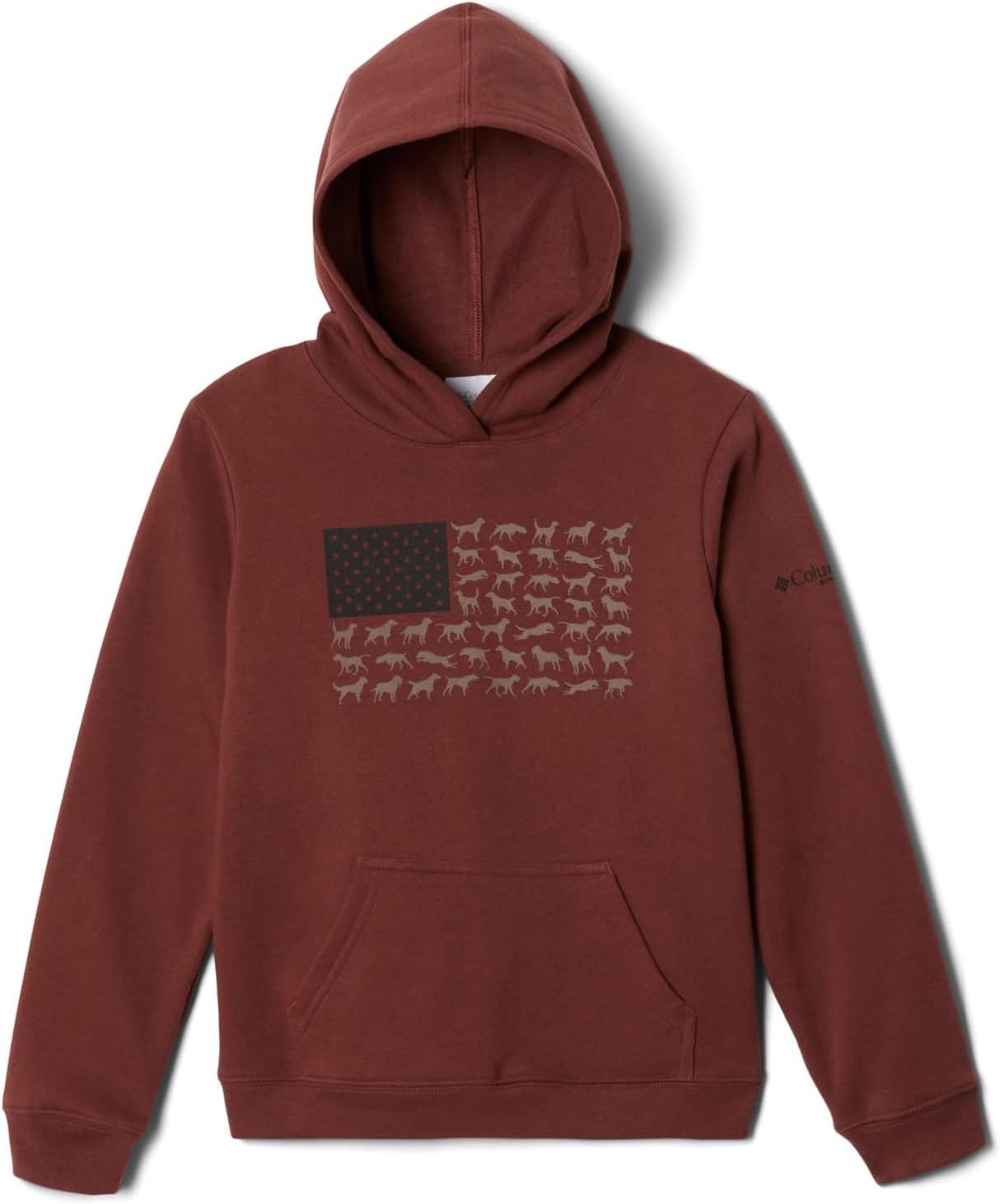 

Колумбия Boys PHG Hunt Flag Толстовка с капюшоном Columbia, Red Rocks/Iron Dogs