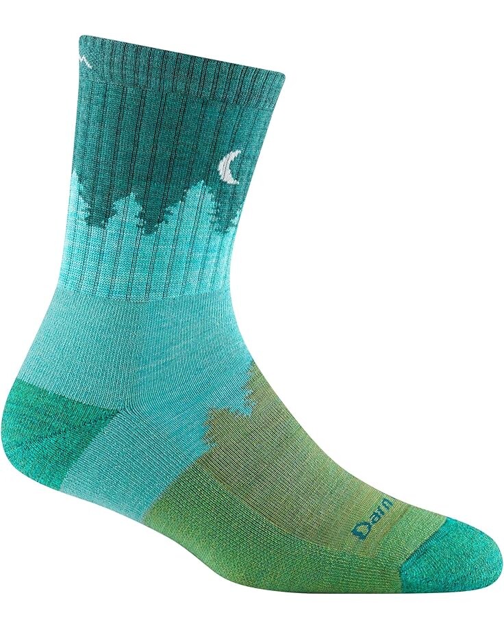 

Носки Darn Tough Vermont Treeline Micro Crew Cushion, цвет Aqua