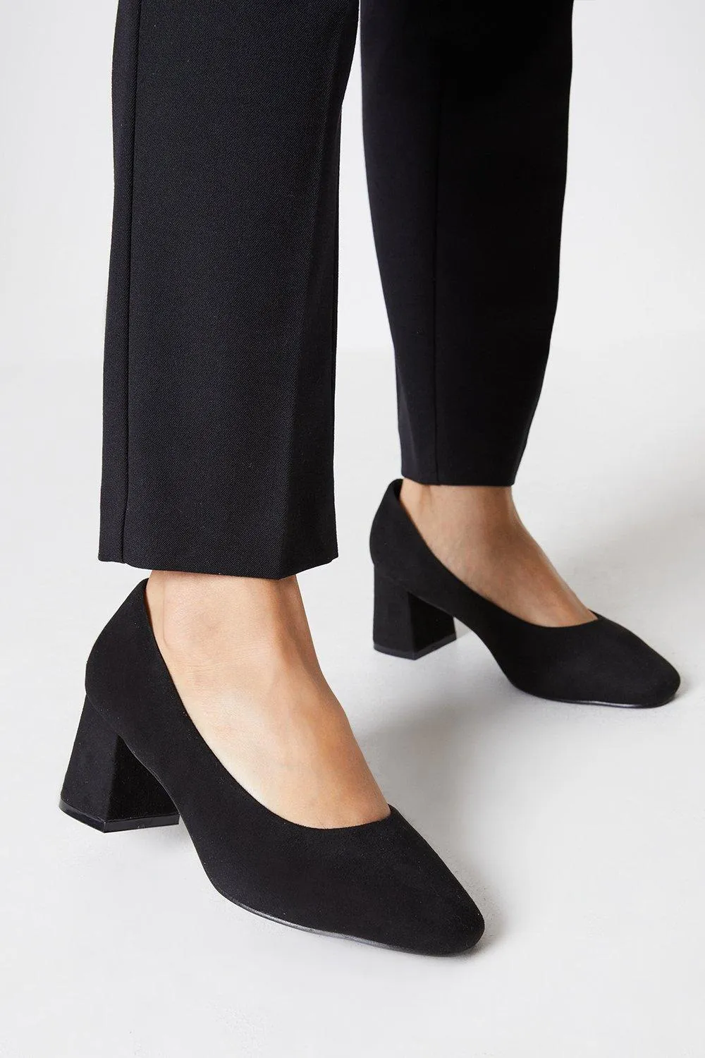 Туфли-лодочки Elise очень широкого кроя Dorothy Perkins, черный