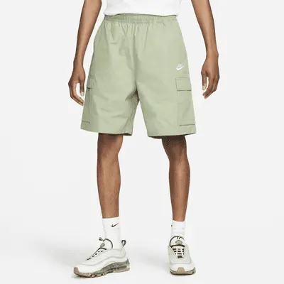 

Шорты Nike Club, цвет Oil Green/White