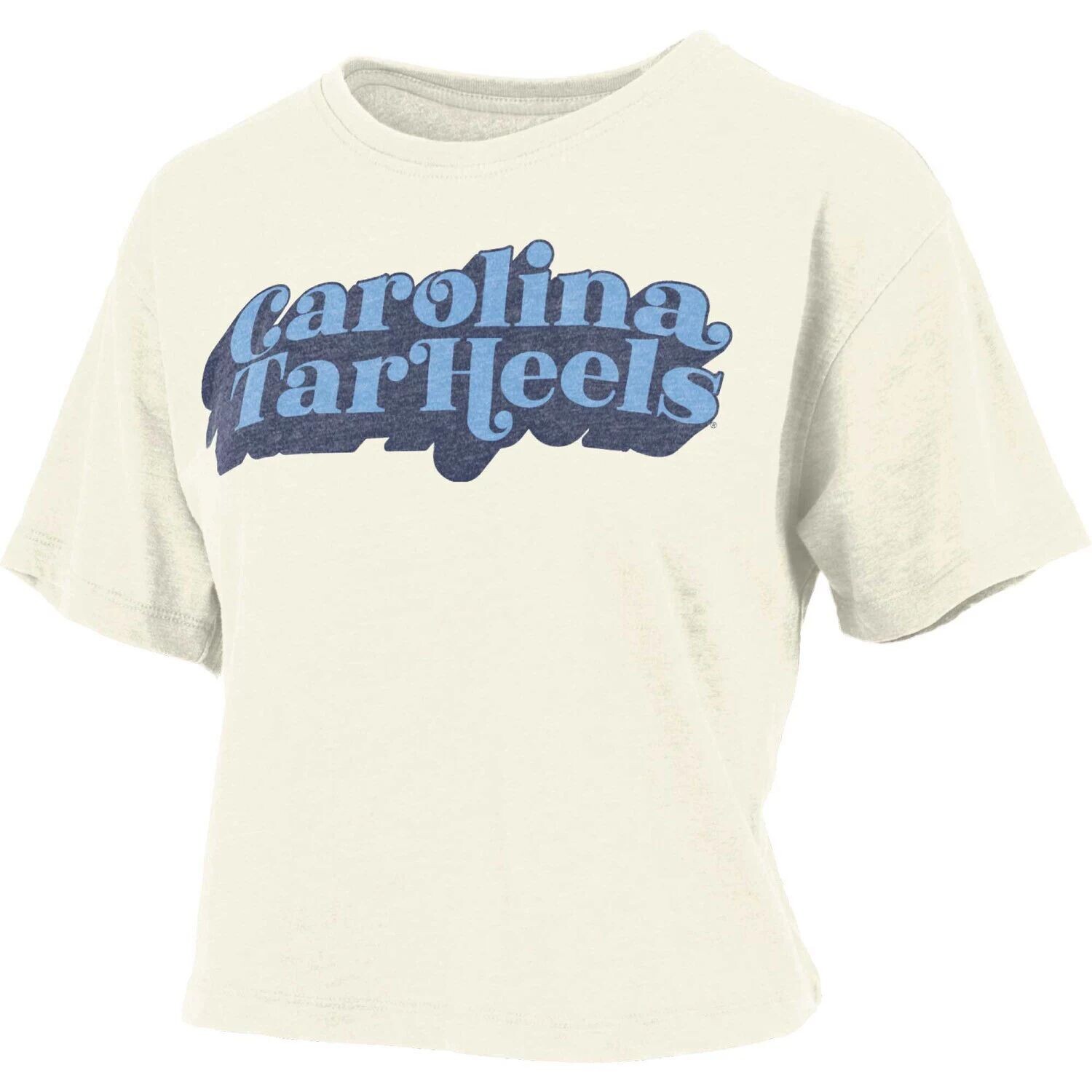 

Женская винтажная легкая футболка Pressbox White North Carolina Tar Heels Vintage Easy