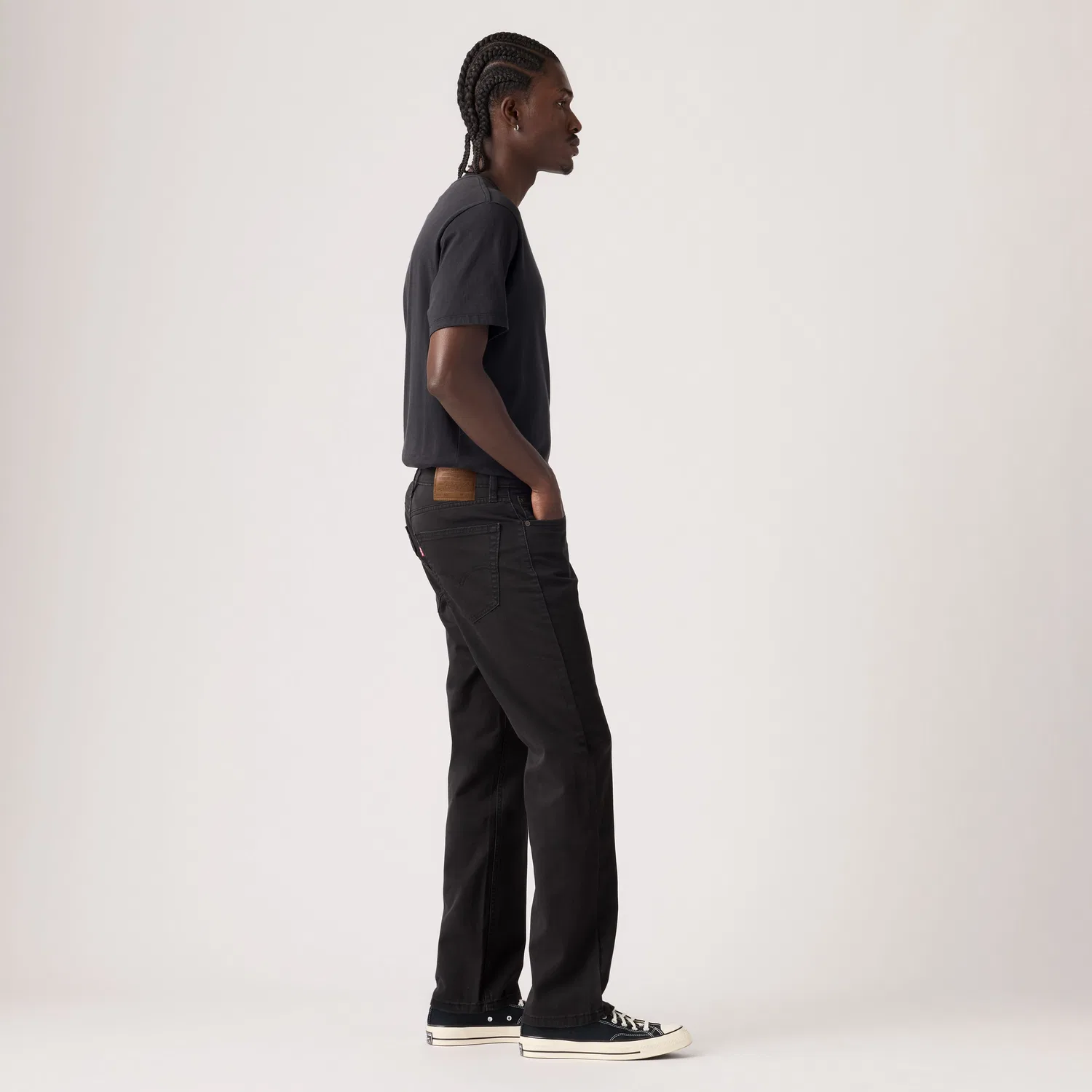 Мужские джинсы 505 Regular Authentic Soft Levi's, Black — фото 4
