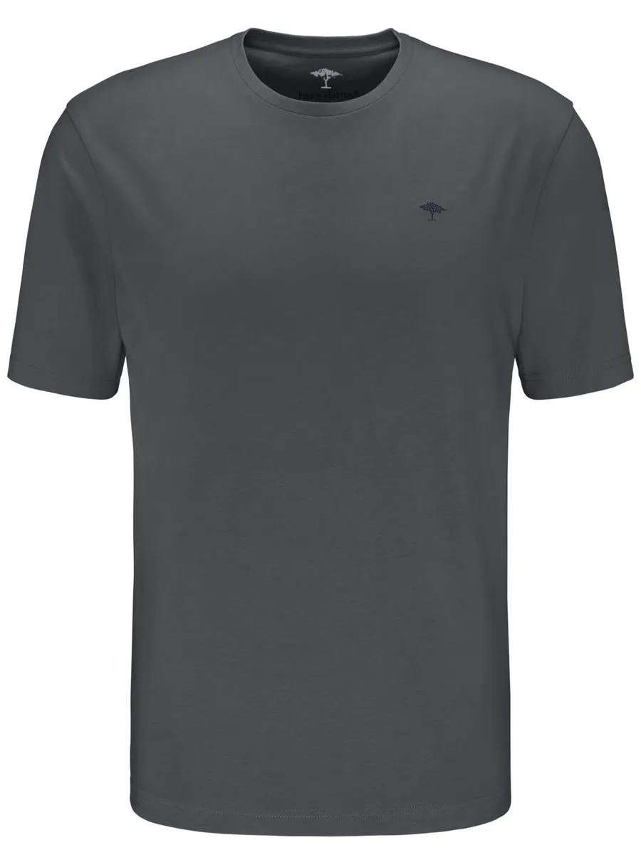 

Футболка FYNCH-HATTON "FYNCH-HATTON Basic T-Shirt", однотонная, серый