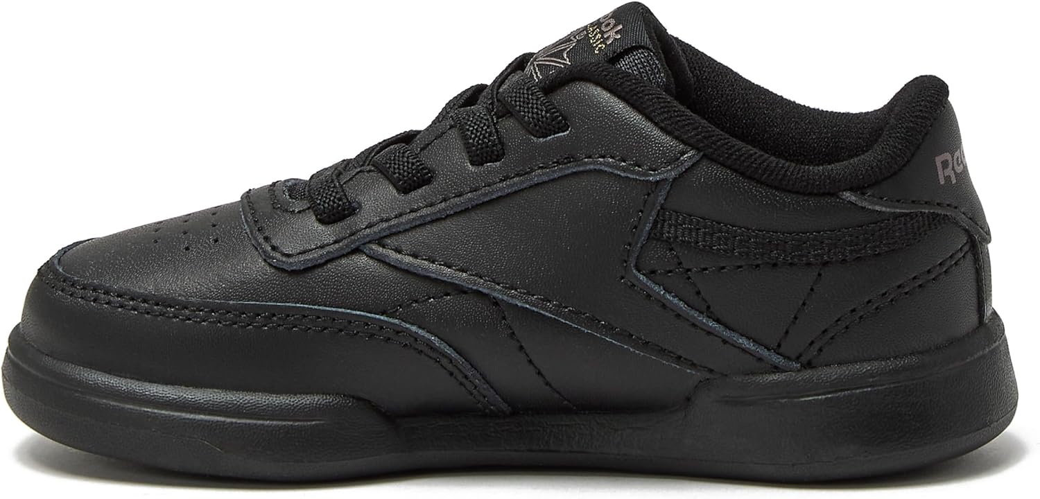 Кроссовки Reebok Club C для девочек и мальчиков, унисекс, для малышей, детей младшего или старшего возраста, черный — фото 3