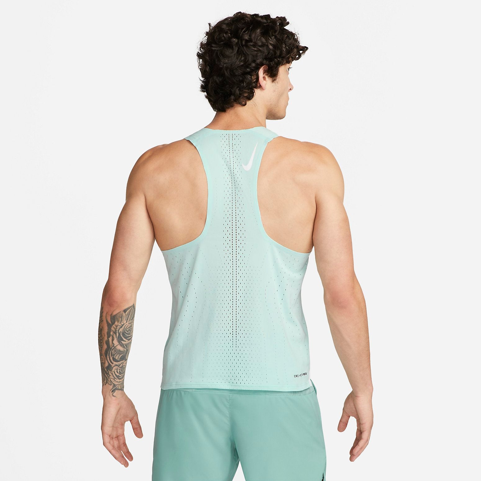 Майка Nike ADV Aeroswift Dri-FIT Racing Singlet Slim 'Jade Ice' — фото 2