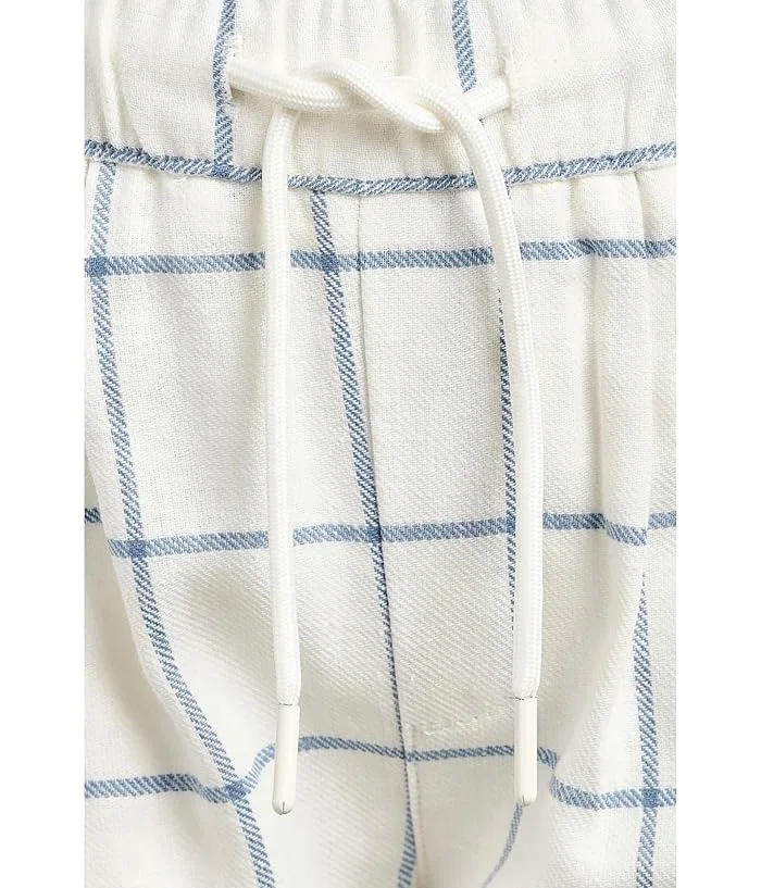 Штаны с утяжкой Appaman Kids, White Windowpane — фото 3