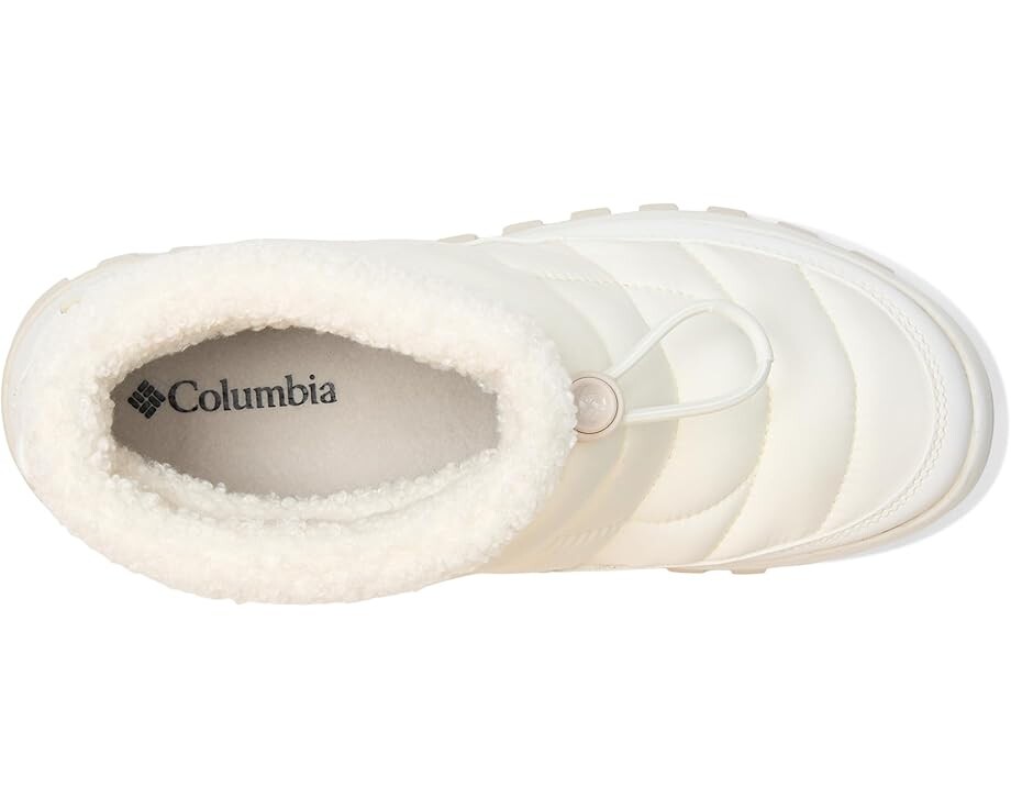 Женские ботинки дутики Columbia Snowtrot на кулиске, белый — фото 2