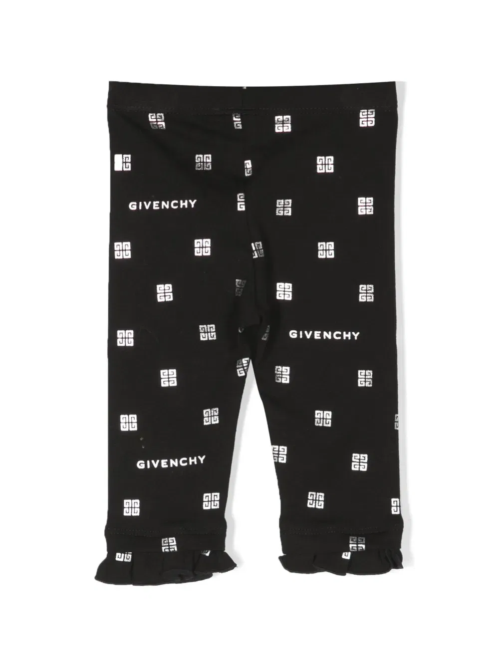 Леггинсы с принтом в виде логотипа Givenchy Kids, черный — фото 2