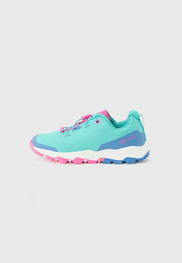 Походные ботинки sandefjord xt унисекс Trollkids, Aquamarine/Cornflower/Light Magenta