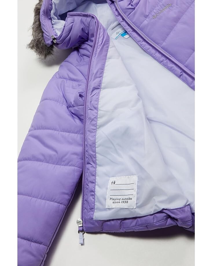 Куртка Columbia Kids Katelyn Crest III Hooded Jacket, цвет Paisley Purple — фото 2