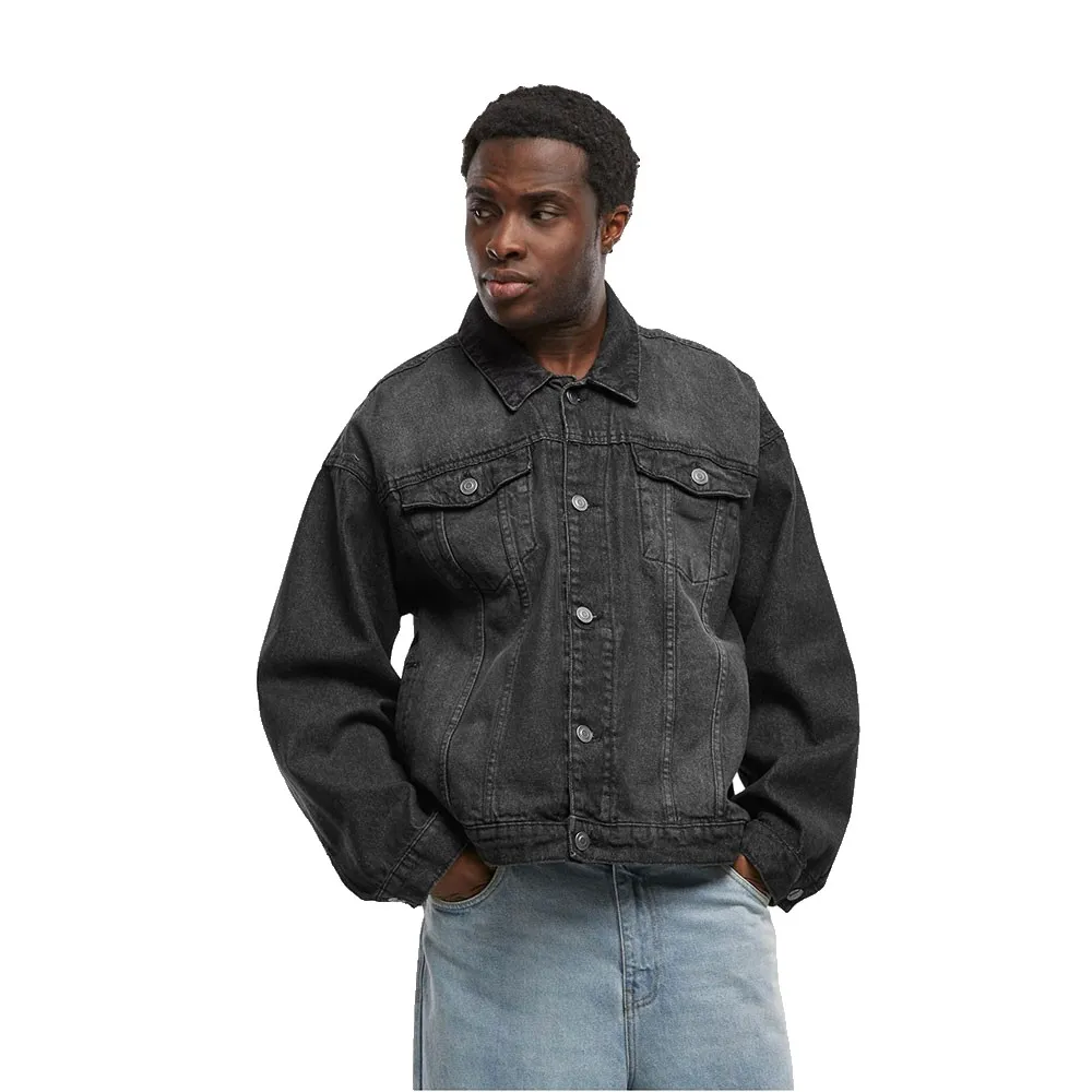 

Куртка Build Your Brand Heavy Ounce Boxy denim, черный