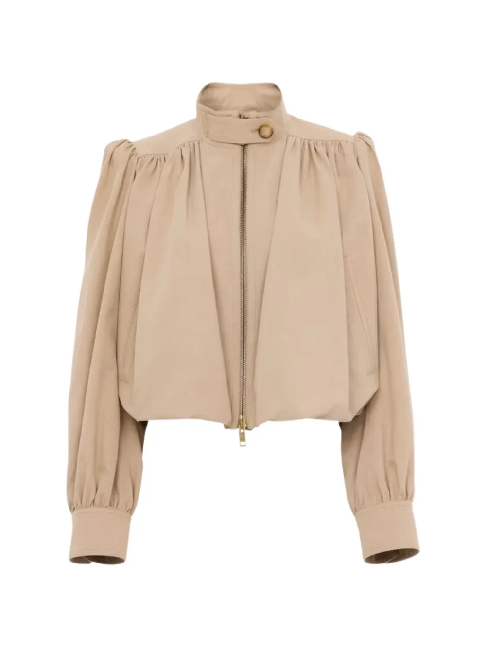 

Куртка со сборками Chloé, бежевый