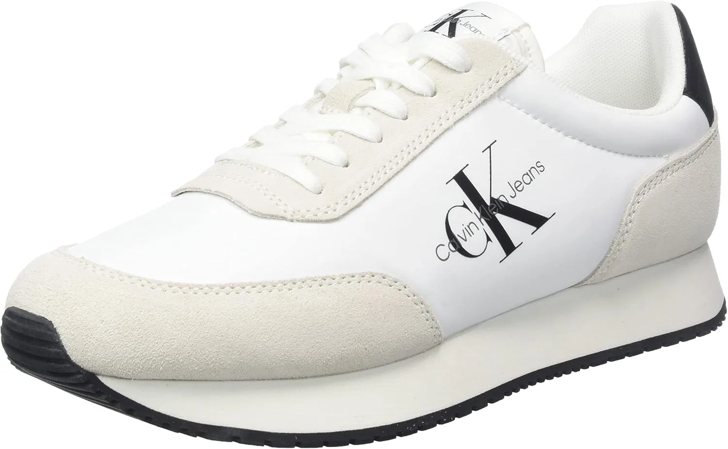 Кроссовки для бега Calvin Klein Herren с логотипом, White Bright White