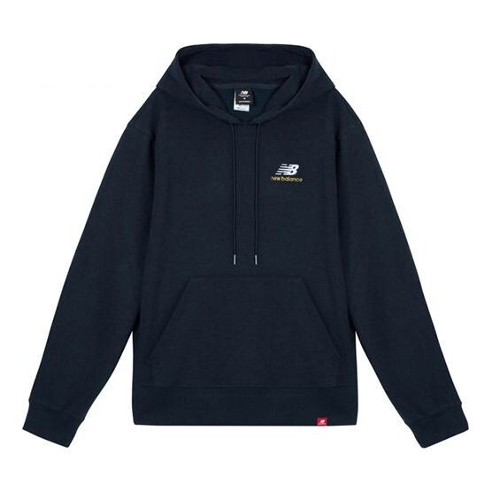 

Толстовка New Balance Embroidered Logo Sports Pullover Navy Blue, синий