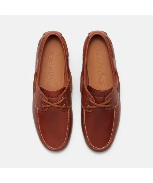 Мужские мокасины Timberland Cedar Bay из натуральной кожи, коричневые — фото 2