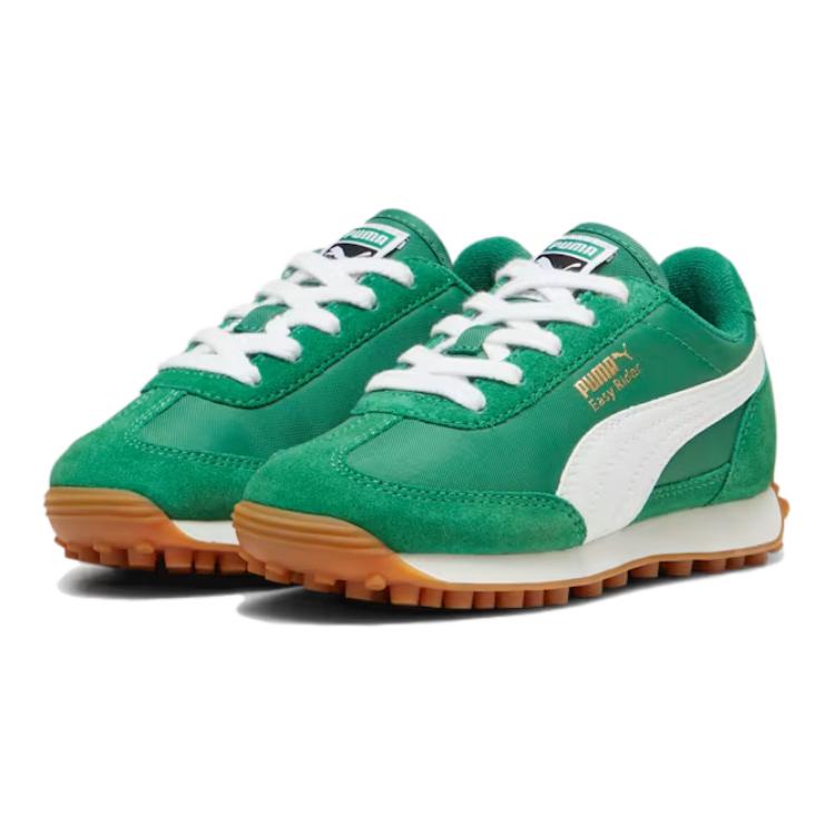 PUMA Легкие кроссовки Easy Rider Low top для детей бело-зеленые — фото 4