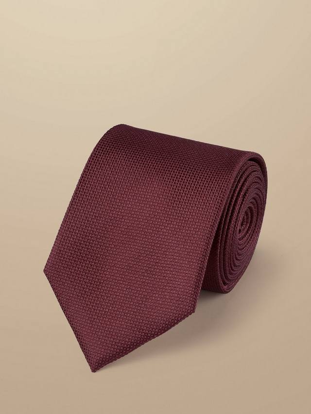 

Шелковый галстук Charles Tyrwhitt, Burgundy Red