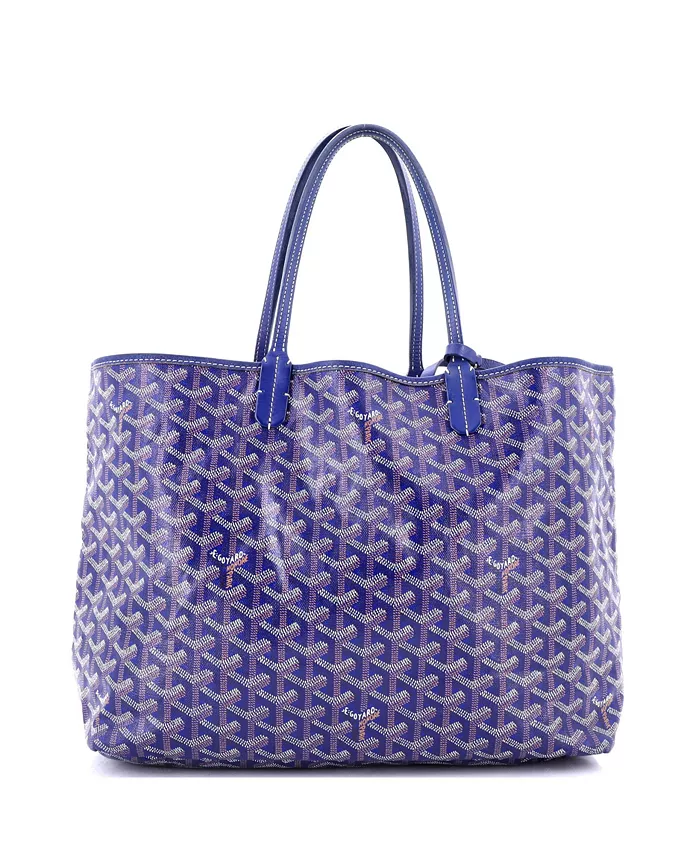 

Сумка-тоут PM Saint Louis из лакированного холста Pre-Owned Goyard, синий