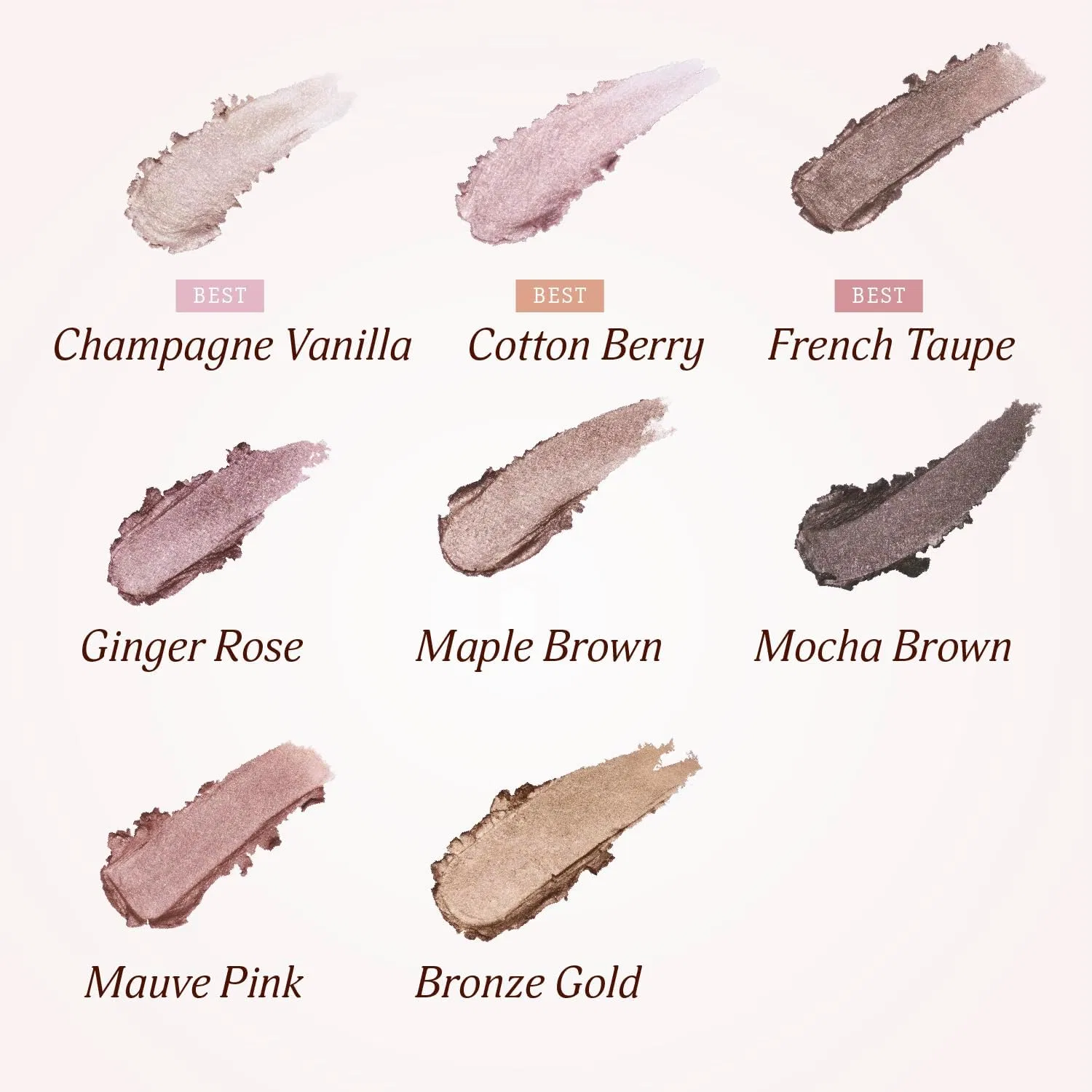 Тени для век Shadow Stick Champagne Vanilla Deardahlia 0,9 г розовый — фото 4
