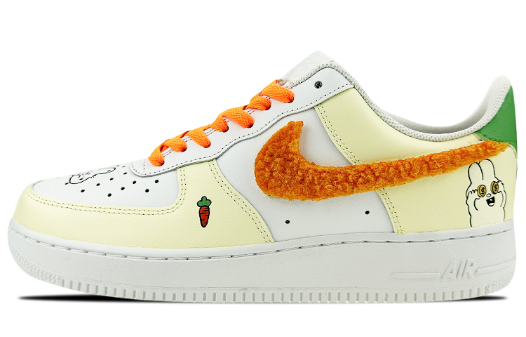 

Кроссовки Nike Air Force 1 Skateboard Shoes Men Low-Top White Beige/Green/Orange