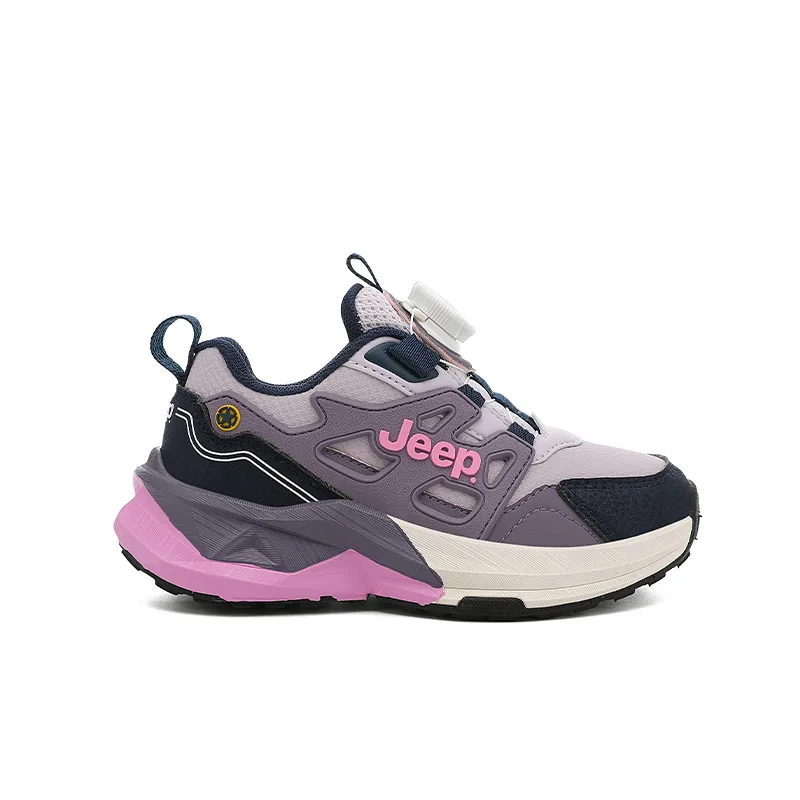 Детские повседневные кроссовки low top из искусственной кожи и текстиля Jeep, Soft Moon Purple — фото 4