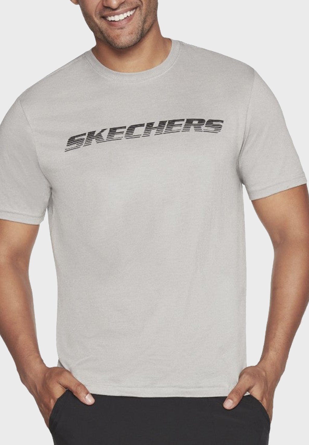 

Футболка с принтом Skechers, серый