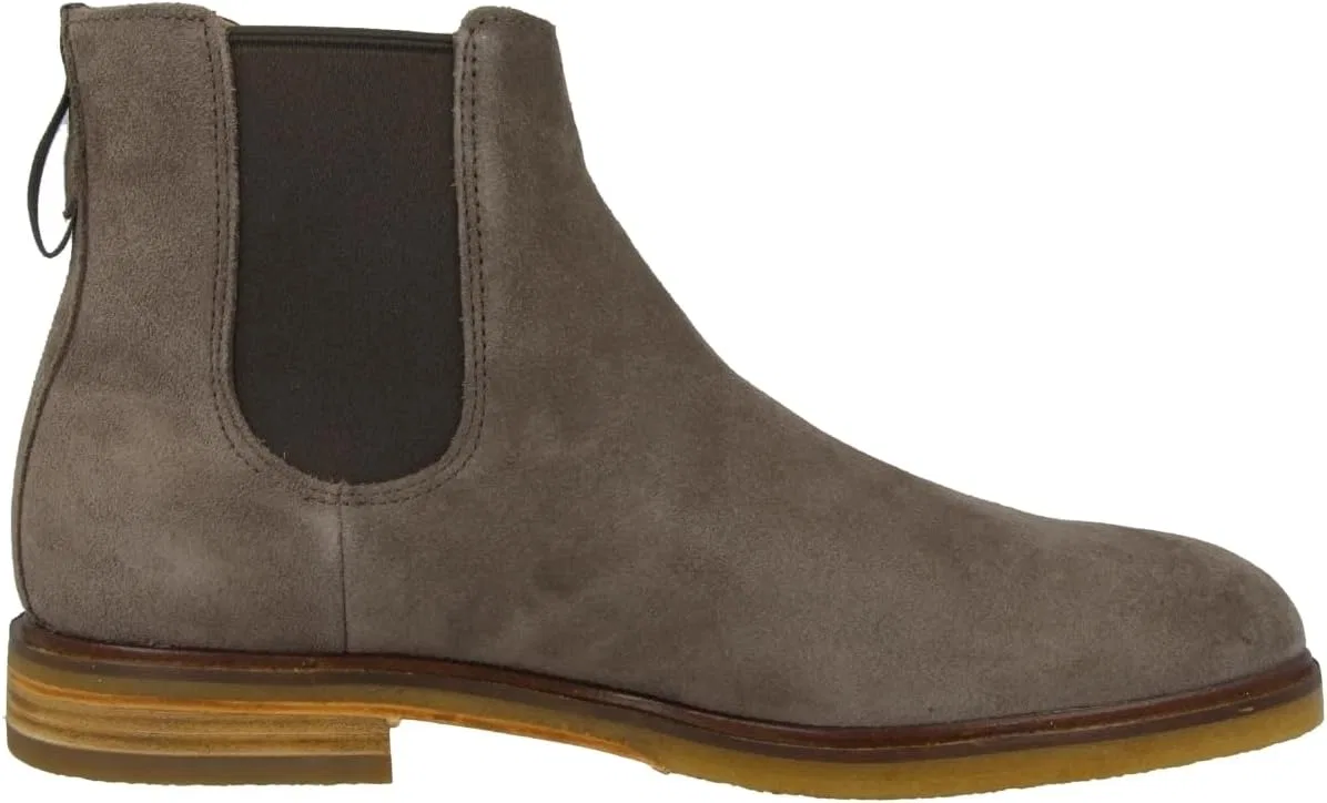 Мужские ботинки Clarks Clark Dale, Gobi Chelsea, Grey Taupe Suede Taupe Suede — фото 3
