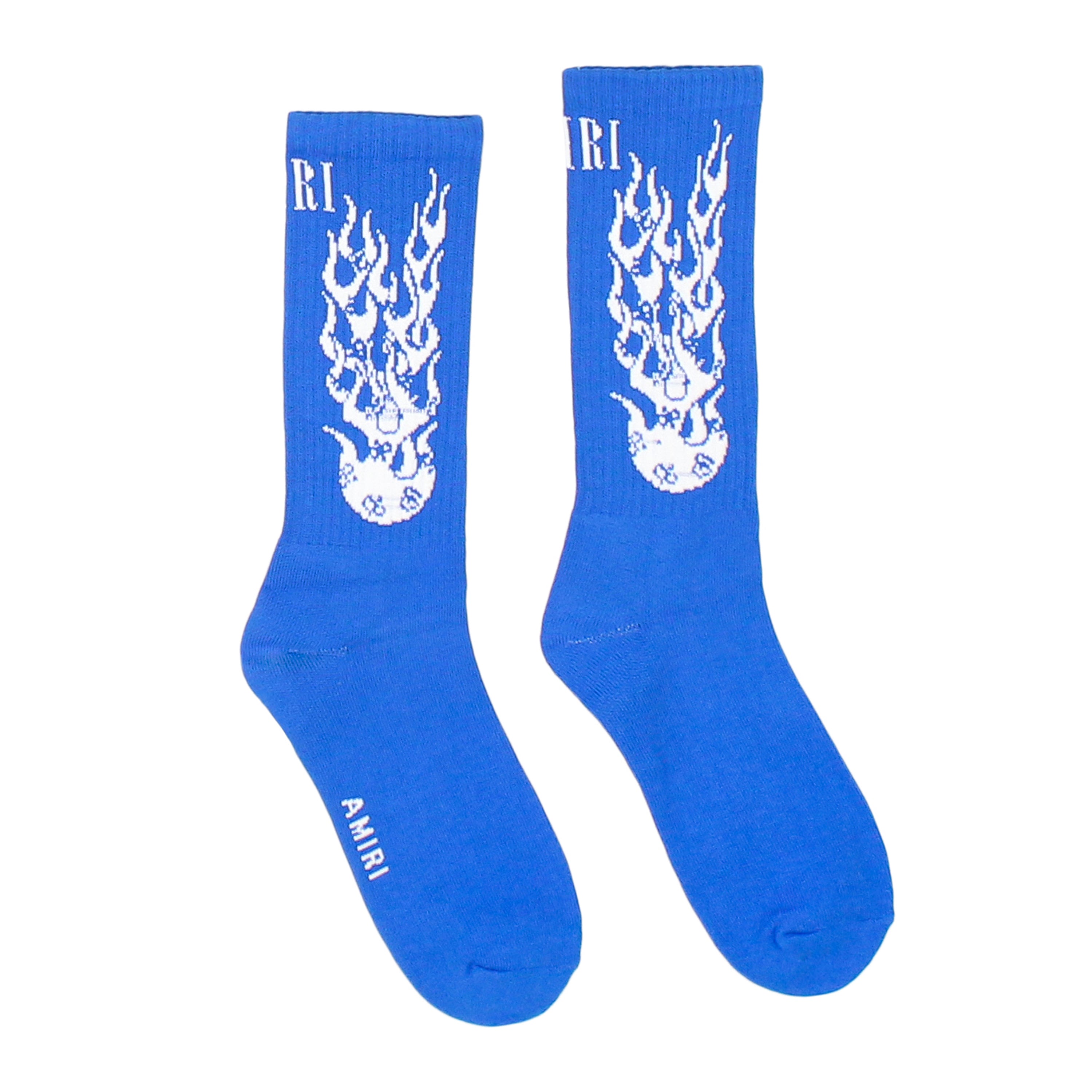 

Носки FLAMES SOCK синие Amiri