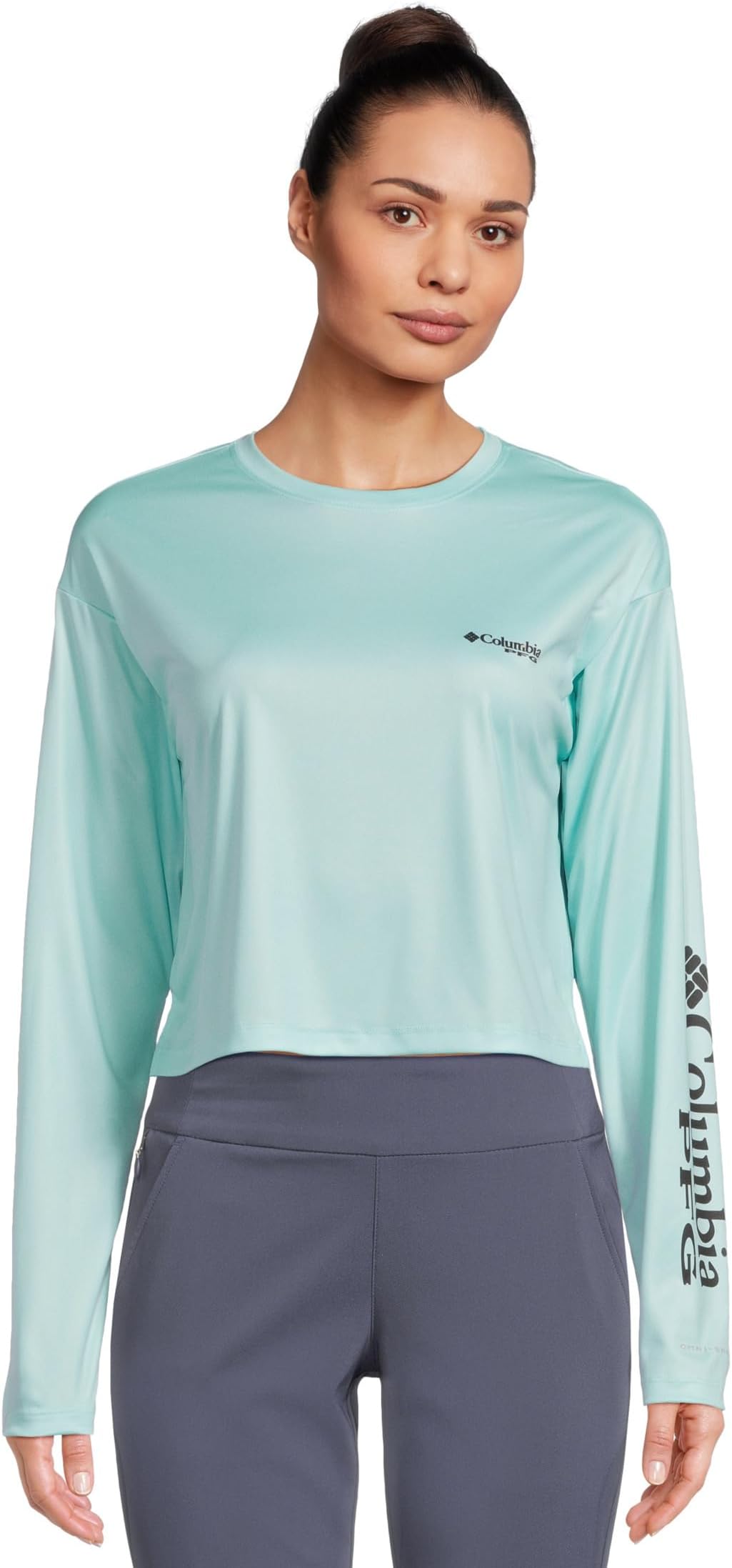 

Лонгслив Columbia Tidal Light PFG X Bentley Long Sleeve, цвет Gulf Stream/PFG W Bentley Tarpon Head