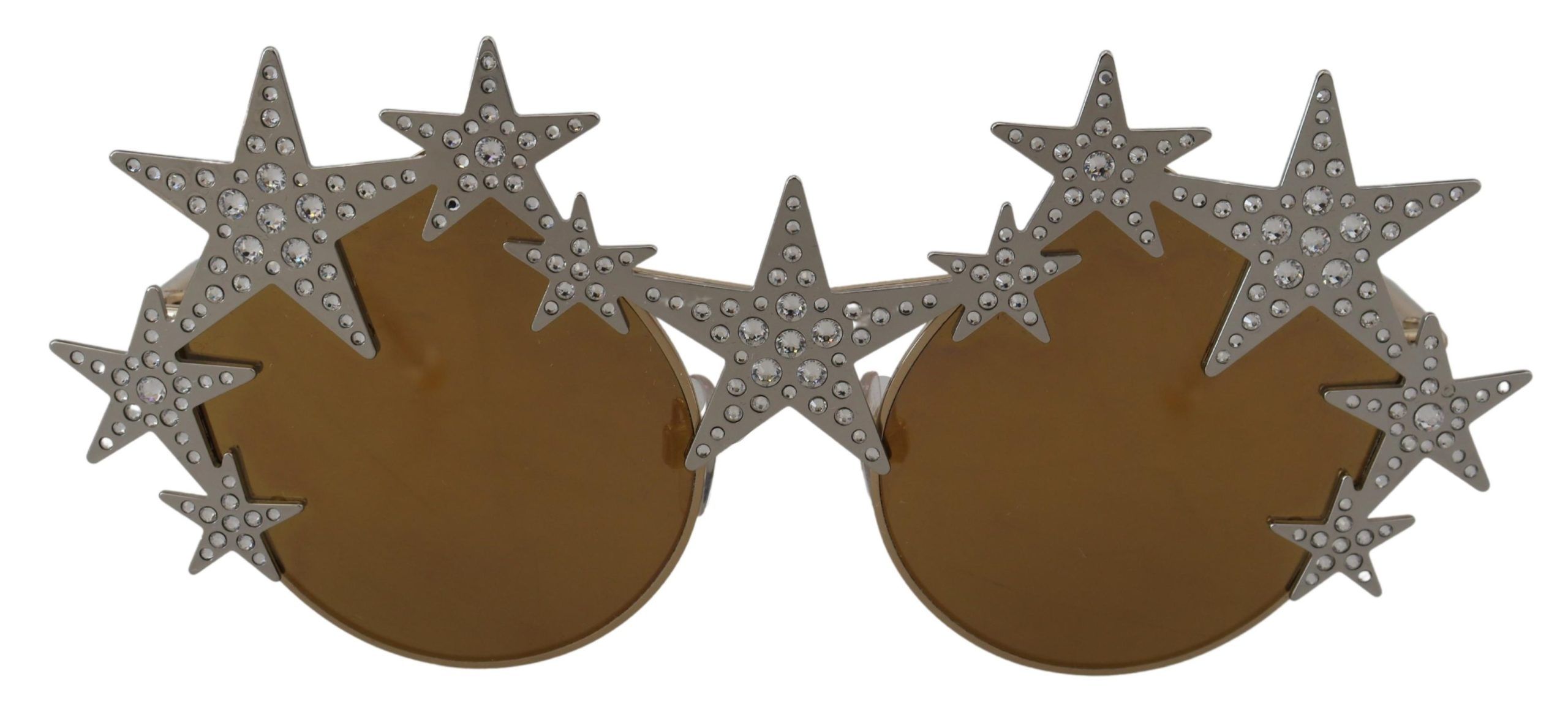 

Солнцезащитные очки с кристаллами Gold Star Dolce & Gabbana, золото