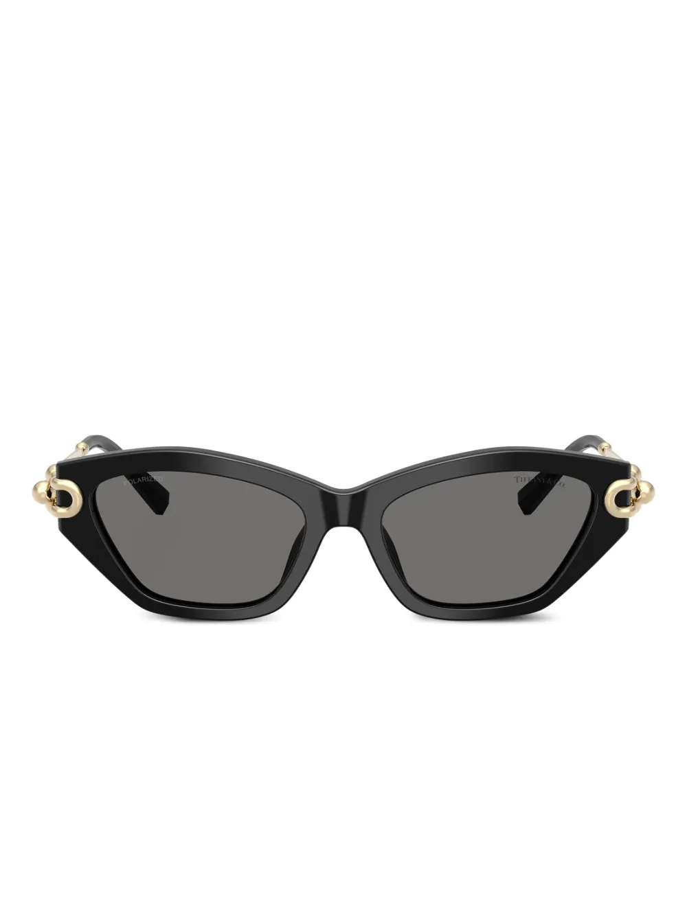 

Солнцезащитные очки в геометричной оправе Tiffany & Co Eyewear, черный