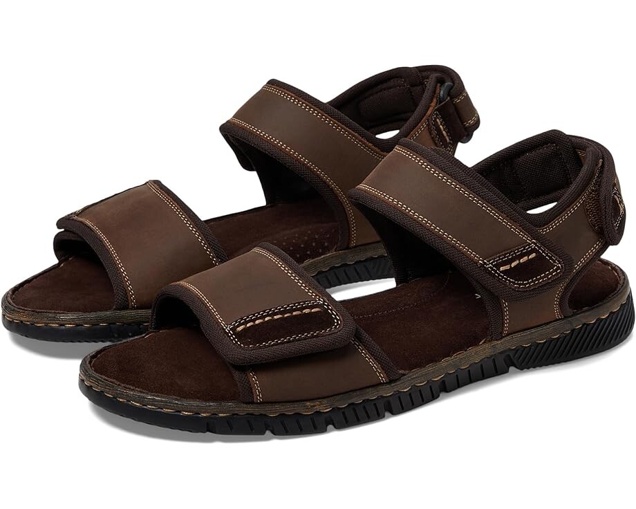 

Сандалии Rockport Jasper Quarter Strap, цвет Chestnut Leather