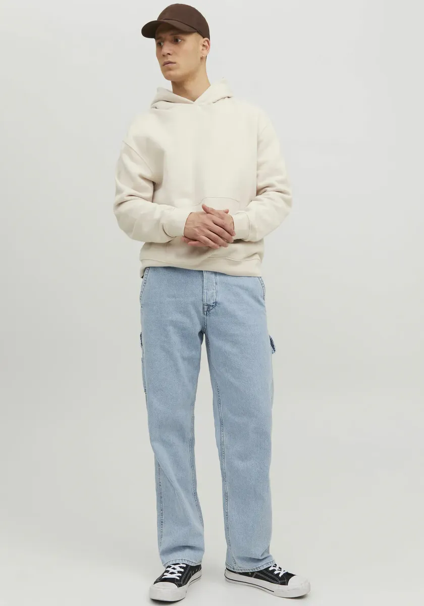 

Джинсы свободного кроя Jack & Jones "JJIEDDIE JJUTILITY SBD 491", синий