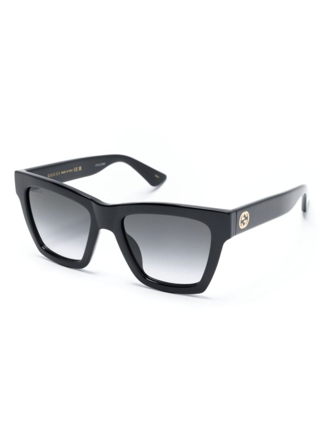 Gucci Eyewear солнцезащитные очки с эффектом градиента, черный — фото 2
