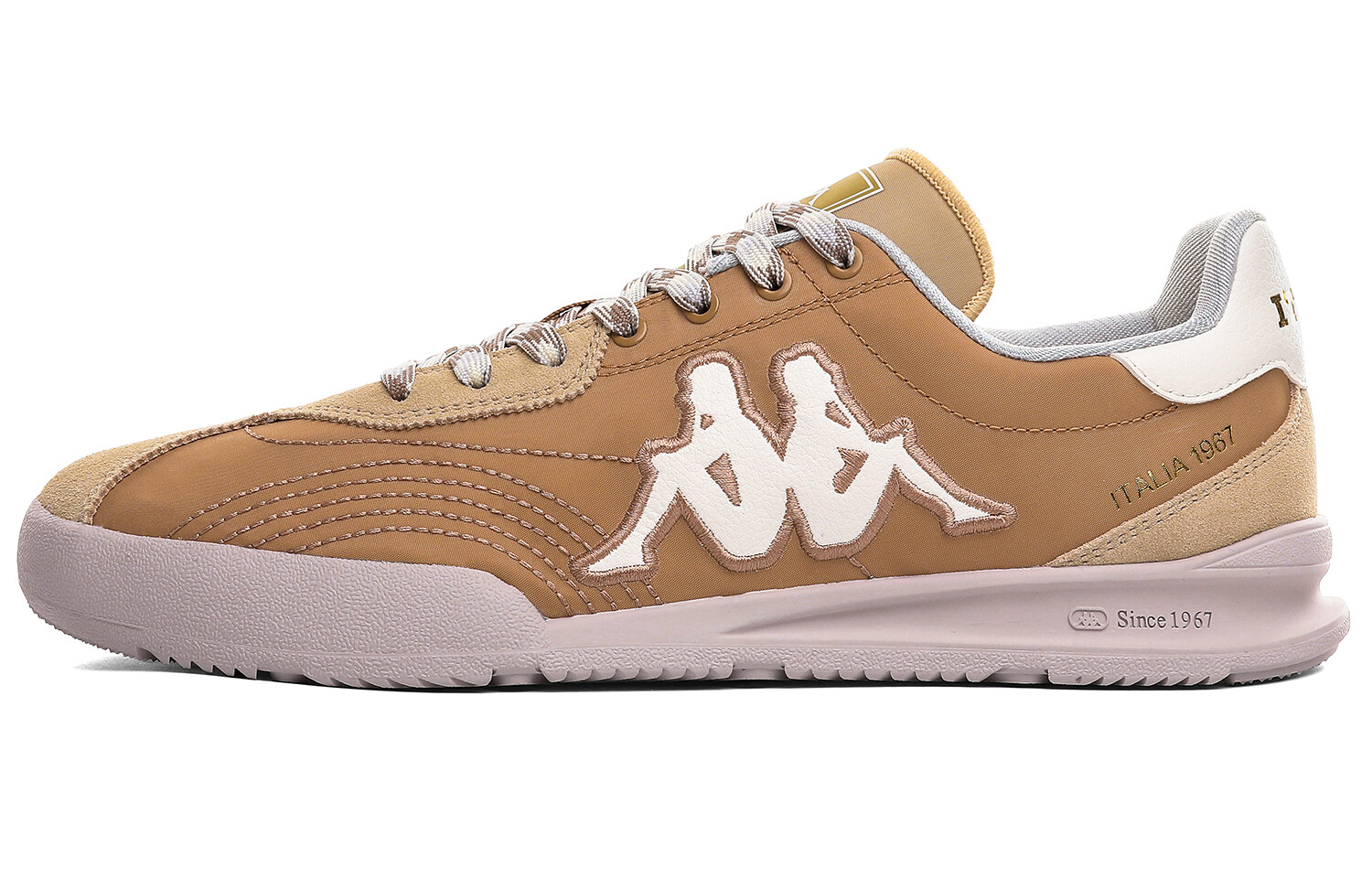 

Кроссовки Kappa Skateboarding Shoes Unisex Low-top Khaki Brown, коричневый