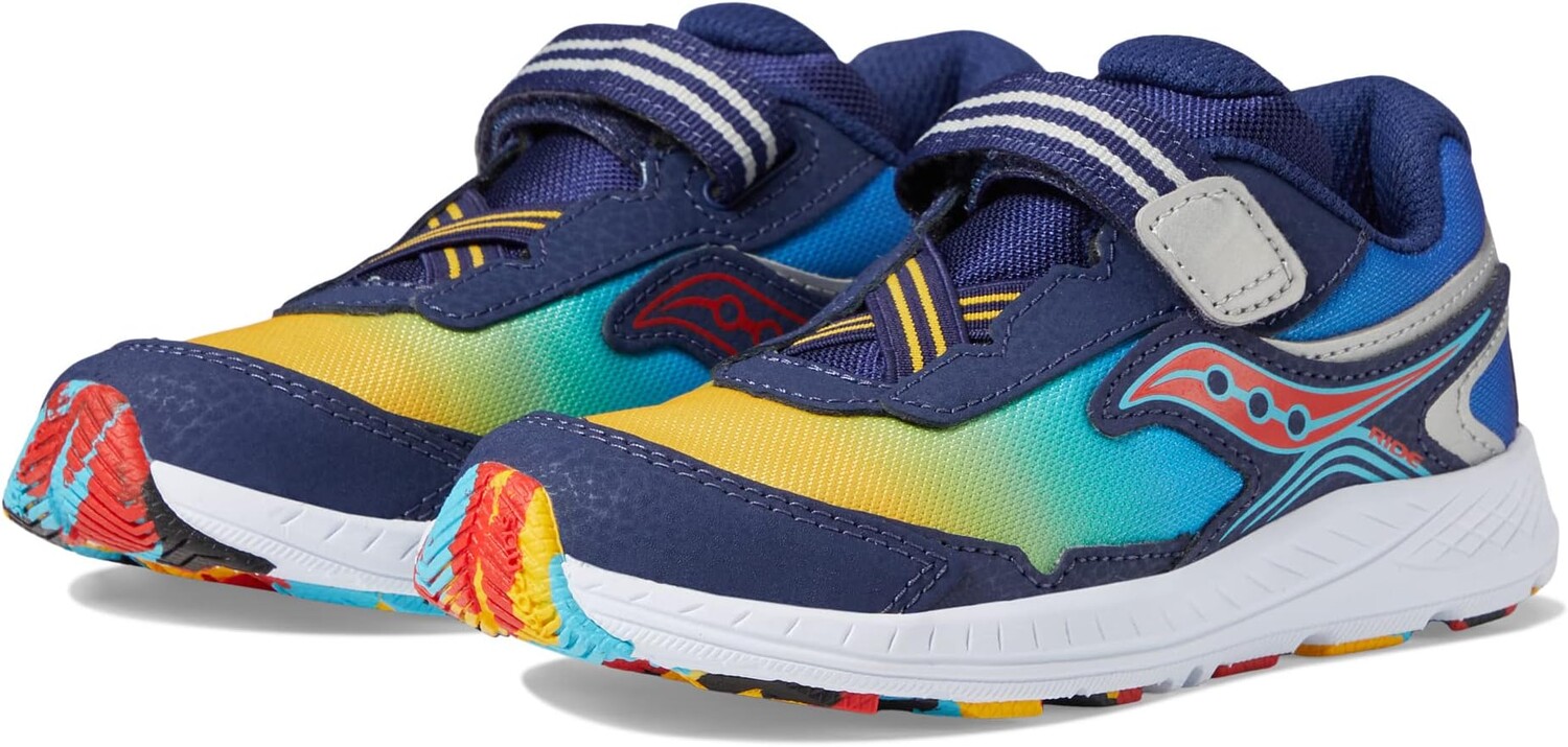 

Кроссовки Saucony Ride 10 Jr, цвет Blue/Yellow 1