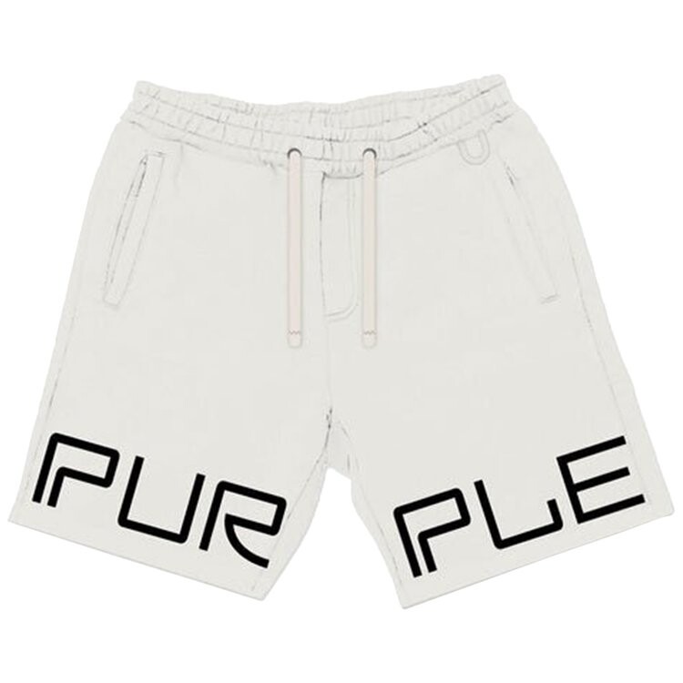 

Шорты PURPLE BRAND French Terry Wordmark Sweatshorts, белый