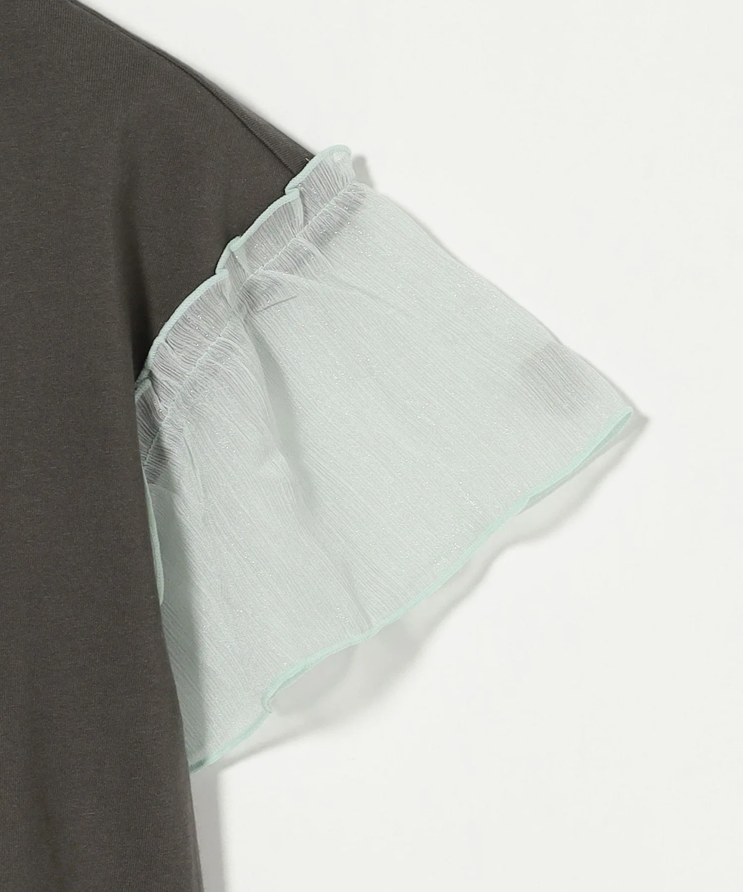 Футболка с рукавами «Ива» / Детская 100-130 см United Arrows Green Label Relaxing, DK.GRAY — фото 4