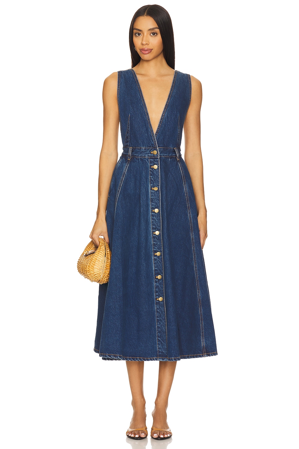 

Платье Lucien Ronny Kobo, indigo wash