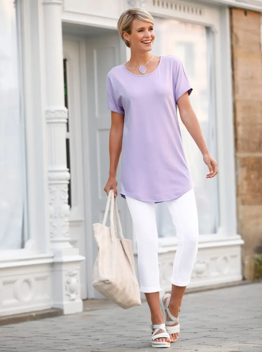

Длинная рубашка Classic Basics "Long Shirt", цвет Flieder