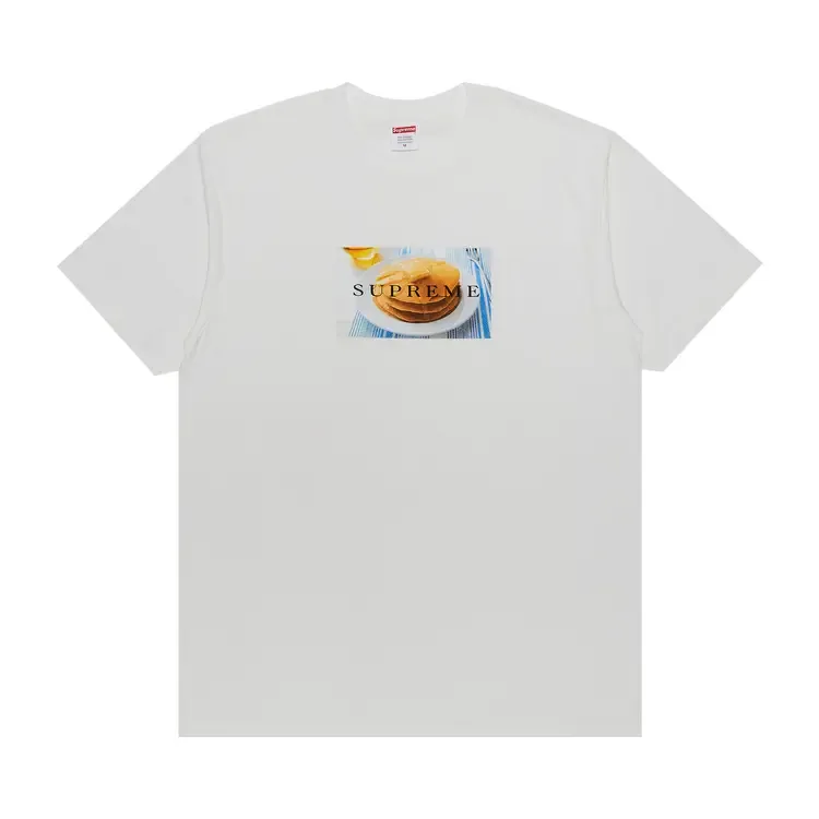 Футболка Supreme Pancakes, белая