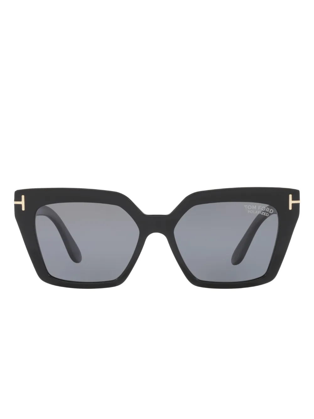 

Солнцезащитные очки в массивной оправе TOM FORD Eyewear, черный