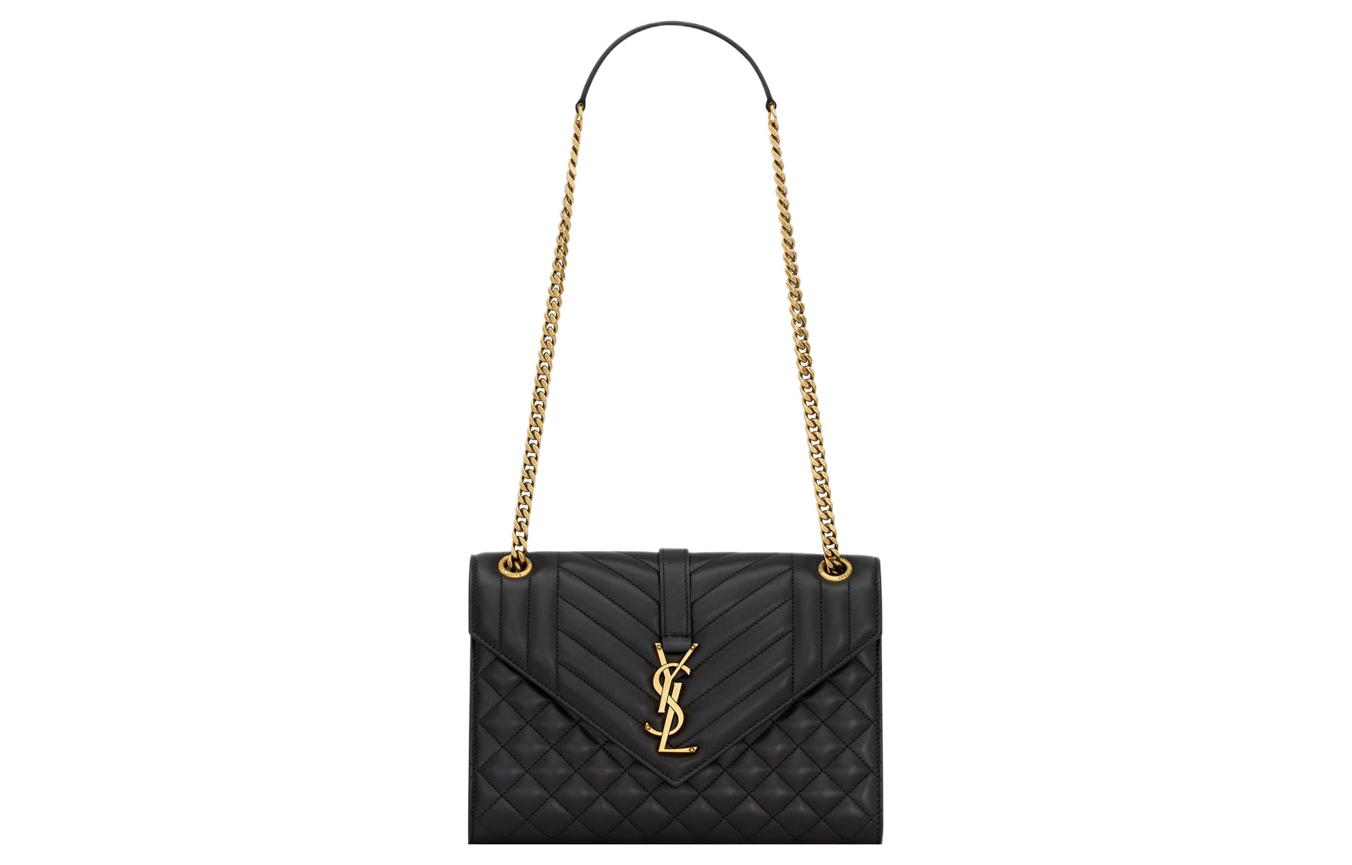 

Конверт Сумка-конверт из ягненка Кроссбоди Через плечо Женская Черная SAINT LAURENT