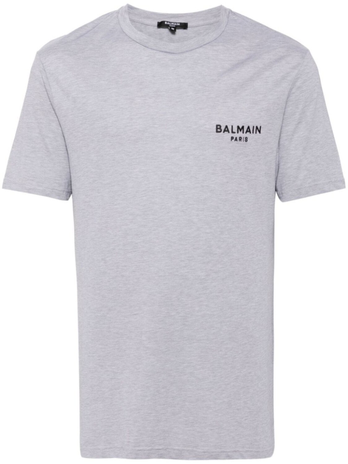 

Balmain футболка с вышитым логотипом, серый