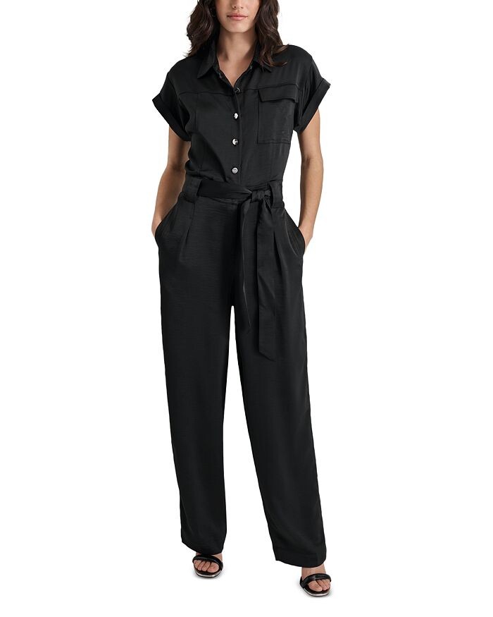 

Комбинезон DKNY Utility с поясом, черный